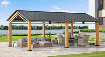 Make your garden more beautiful, starting with a gazebo